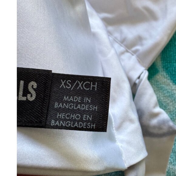 Joan Smalls Smart & Sexy White Marble Bikini Top Size XS Crochet Halter Tie NWT - Picture 6 of 7